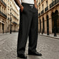 Pantalon de costume large moderne pour homme