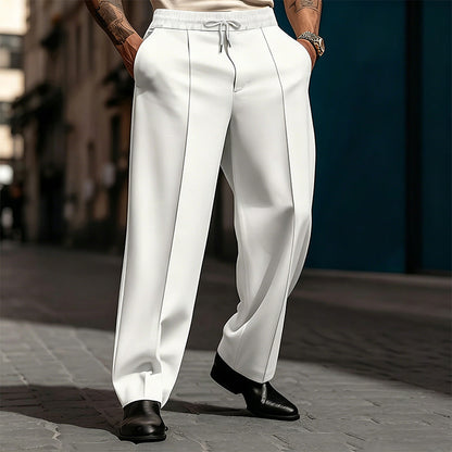 Pantalon de costume large moderne pour homme