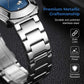 ⏳⌚ PROMO LIMITÉE 50% ! Montre Homme Quartz Cadran Losange – Acier Inoxydable, Cadran Dégradé, 8 Combinaisons, Style Unique & Élégant ✨