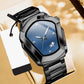 ⏳⌚ PROMO LIMITÉE 50% ! Montre Homme Quartz Cadran Losange – Acier Inoxydable, Cadran Dégradé, 8 Combinaisons, Style Unique & Élégant ✨