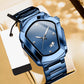 ⏳⌚ PROMO LIMITÉE 50% ! Montre Homme Quartz Cadran Losange – Acier Inoxydable, Cadran Dégradé, 8 Combinaisons, Style Unique & Élégant ✨