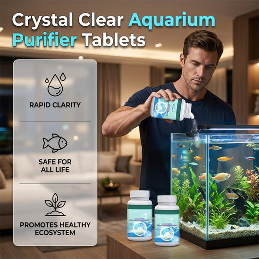 ✅ Comprimés effervescents pour aquariums cristallins