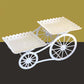 Présentoir de service carrosse à deux étages 🍰 Roulez partout, servez avec style – Deux plateaux spacieux & roulettes fluides ✨
