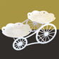 Présentoir de service carrosse à deux étages 🍰 Roulez partout, servez avec style – Deux plateaux spacieux & roulettes fluides ✨