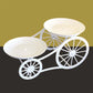 Présentoir de service carrosse à deux étages 🍰 Roulez partout, servez avec style – Deux plateaux spacieux & roulettes fluides ✨