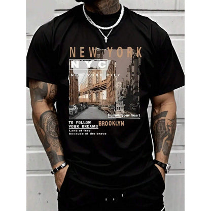 📢📢50% OFF !! ⏰Urban Style New York City Short Sleeve Top