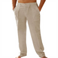 Pantalon décontracté à ceinture élastique léger pour homme