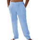 Pantalon décontracté à ceinture élastique léger pour homme