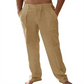 Pantalon décontracté à ceinture élastique léger pour homme