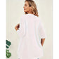 🧥 PROMOTION LIMITÉE -50% ! ✨ Cardigan ouvert femme grande taille – Léger, mi‑long, manches courtes 🍁