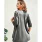 🧥 PROMOTION LIMITÉE -50% ! ✨ Cardigan ouvert femme grande taille – Léger, mi‑long, manches courtes 🍁