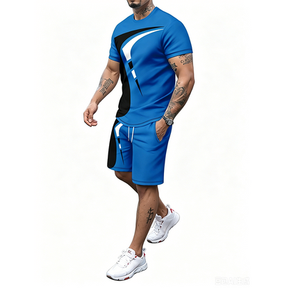 👕 PROMOTION LIMITÉE -50% ! ⚡ Ensemble Imprimé Graphique Homme – Design Audacieux, Respirant, Confort Décontracté 🏃♂️