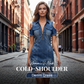 ✨👖 PROMO LIMITÉE 50% ! Robe Jean Femme – Encolure en V Profond, Épaules Dénudées, Taille Ajustée, 4 Couleurs, 6 Tailles, Style Décontracté & Audacieux 🆒