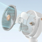 🌀 50% DE RÉDUCTION 🔋 Ventilateur rétractable sans fil avec télécommande – Rechargeable & silencieux – Hauteur ajustable, 3 vitesses – parfait pour la maison, le bureau ou le camping ❄️