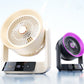 🌀 50% DE RÉDUCTION 💡 Ventilateur de bureau silencieux avec écran LED intelligent – 3 vitesses & rechargeable – Ultra-compact, parfait pour la maison, le bureau ou les voyages ❄️