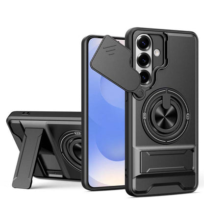 📢📢50% OFF !! ⏰Samsung Phone Cases-Heavy-Duty Case with Camera Cover & Ring Stand