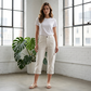 📢📢 PROMO -50% !! ⏰ Pantalon capri cargo décontracté femme avec poches