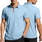 👔 PROMOTION LIMITÉE -50% ! ✨ Chemise à col texturée pour homme – Respirante, évacue l’humidité, détail moderne 🌿