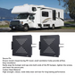 📢📢 PROMO -50% !! ⏰🔥🔥 Bouchon d’extrémité de pare‑chocs de camping‑car en aluminium