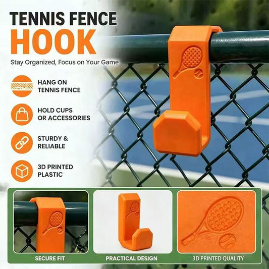 Heavy-Duty Plastic Tennis Fence Hook