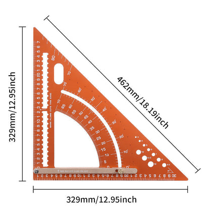 📐 50% DE RÉDUCTION 🔥 Équerre de menuiserie de précision – Aluminium robuste & graduation laser – Angles droits parfaits, idéale pour ébénisterie, carrelage ou bricolage – gain de temps et de précision 🛠️