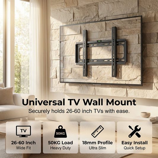 🏆 DERNIER JOUR -50% ! 🔥 Support mural inclinable robuste pour téléviseur
