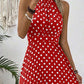 ⏳ Promo limitée -50% ⏰ Robe dos nu à pois pour femme 👗