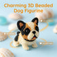 🎁🐾 PROMO FLASH 50% ! Kit Créatif 3D Chiot en Perles – Sans Outils, Perles Réutilisables, 6 Modèles, Cadeau Anniversaire & Décoration Bureau 🎂
