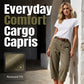 🔥Nouveautés en promotion : Pantalons cargo capri décontractés