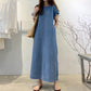 👗 50% DE RÉDUCTION 💥 Robe décontractée en jean pour l'été – Classique, légère & élégante sans effort – Parfaite pour les journées chaudes ou un look effortless ✨