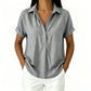👔 LIMITED-TIME 50% OFF! 💥 Breathable Premium Casual Shirt – V-Neck Lapel, Relaxed Fit, Skin-Friendly ✨