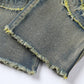 👖 50 % DE RÉDUCTION ! ✨ Jean classique stretch à jambes évasées pour homme – Délavage vintage et détails patchwork – Denim de haute qualité, idéal pour un style chic et décontracté – Confortable et élégant 🔥