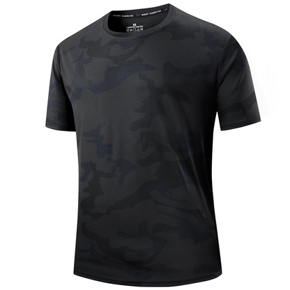 💪 PROMO LIMITÉE 50% DE RÉDUCTION ! 💥 T-shirt Sport Camouflage Séchage Rapide Homme – Respirant, Léger, Coupe Active ✨
