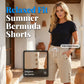 👖 LIMITED-TIME 50% OFF! 💥 Women's Casual Drawstring Bermuda Shorts – Elastic Waist, Side Pockets, Breathable ✨