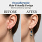 📢📢-50% !! ⏰Boucles d'Oreilles Pendantes Strass Vintage Élégantes