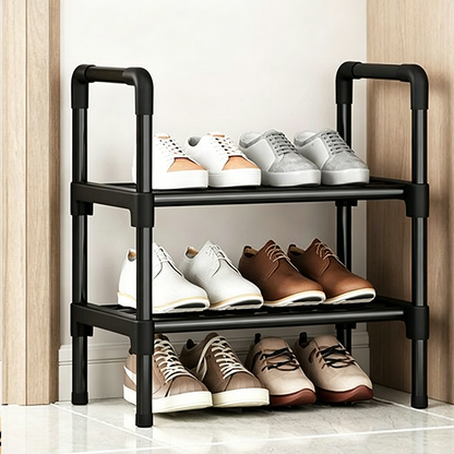 👟📦 Étagère à chaussures multicouche – Grande capacité, montage sans outils, structure robuste pour une entrée bien rangée 🏠💪