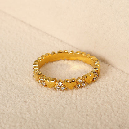 📢📢50 % DE RÉDUCTION !! ⏰Bague Éternité Cœur Élégante pour Femme