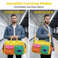 🎒 -50% MAINTENANT ! 🏆 Sac de voyage Color Block Casual – Spacieux & durable – Idéal pour la salle de sport, les voyages ou les week-ends – Léger avec poignées de transport 🧳