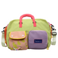 🎒 -50% MAINTENANT ! 🏆 Sac de voyage Color Block Casual – Spacieux & durable – Idéal pour la salle de sport, les voyages ou les week-ends – Léger avec poignées de transport 🧳
