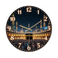 🕌 Horloge Murale Silencieuse – Bois & ABS – Mouvement Quartz Balayage for Décoration