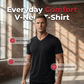 👕 LIMITED-TIME 50% OFF! 💥 Men's Classic Casual V-Neck T-Shirt – Athletic Fit, Breathable, Shape Retention ✨