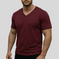 👕 LIMITED-TIME 50% OFF! 💥 Men's Classic Casual V-Neck T-Shirt – Athletic Fit, Breathable, Shape Retention ✨