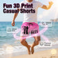 🔥✨ PROMO -50% ! Short Homme Imprimé 3D Graphique – Tissu Séchage Rapide Anti-Transpiration, Ceinture Élastique Cordon Réglable, Coupe Décontractée, Plage Piscine Fête · 11 Coloris · S à 6XL 🏖️