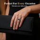 📢📢-30% !! ⏰Bague Vintage Femme Zircon Noir