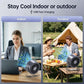 🔥✨ PROMO -50% ! Ventilateur de Bureau Haute Vitesse avec Refroidissement TEC – 100 Vitesses, Air Froid 16°C, Ultra-Silencieux 26 dB, Écran LED, Rotation 70° · 3 Coloris