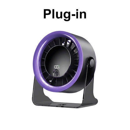 🔥✨ PROMO -50% ! Ventilateur de Bureau Haute Vitesse avec Refroidissement TEC – 100 Vitesses, Air Froid 16°C, Ultra-Silencieux 26 dB, Écran LED, Rotation 70° · 3 Coloris