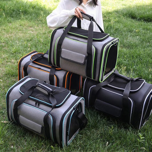 Transporteur pour animaux expansible pour voyage