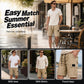 🩳☀️ PROMO FLASH -58% ! Short Cargo Décontracté Homme – Coupe Ample, Multi-Poches, Longueur 5/4, Tissu Mélangé, Tailles S-2XL, Idéal Été & Outdoor 🔥