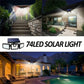 💡 PROMO LIMITÉE -50% ! ☀️ Applique Murale Solaire à 3 Têtes avec Capteur – 2400mAh, LED Haute Luminosité, Angle Réglable, Étanche, Idéale Jardin & Garage 🏠