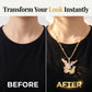 👼 50% DE RÉDUCTION 🎁 Collier pendentif ange gardien tricolore – Fini doré, délicat & symbolique – Porte-bonheur, parfait pour soi-même ou en cadeau – élégant au quotidien ✨💛🕊️